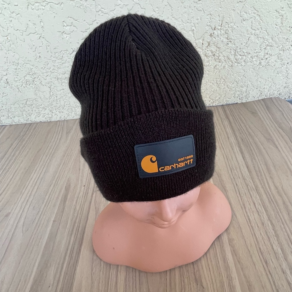 Carhartt Dark Brown Knit Beanie